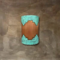 Mesa Natural Copper and Green Light