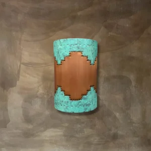 Mesa Natural Copper and Green Light