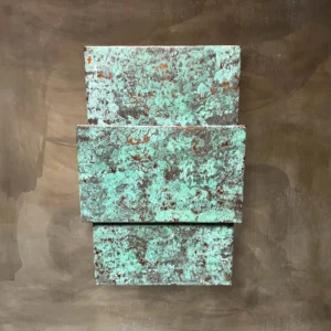 SW Green Rectangular Wall Sconce