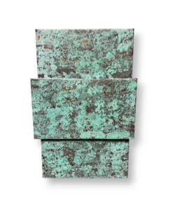SW Green Rectangular Wall Sconce
