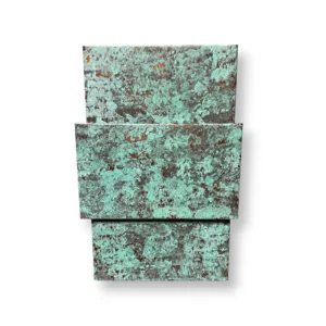 SW Green Rectangular Wall Sconce