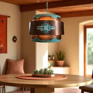 Southwest Mesa-Pueblo Pendant Light