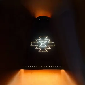 Alternative view of Pueblo Obelisk Wall Sconce