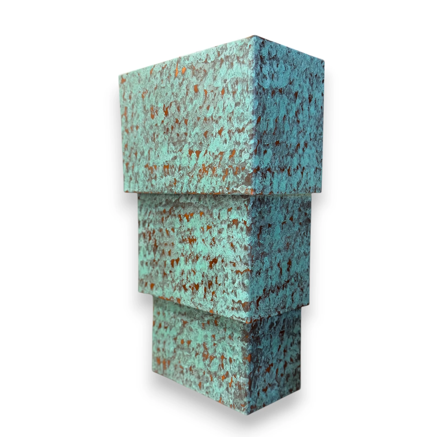 SW Green 3 Tiered Rectangular Wall Sconce-16" - Image 4