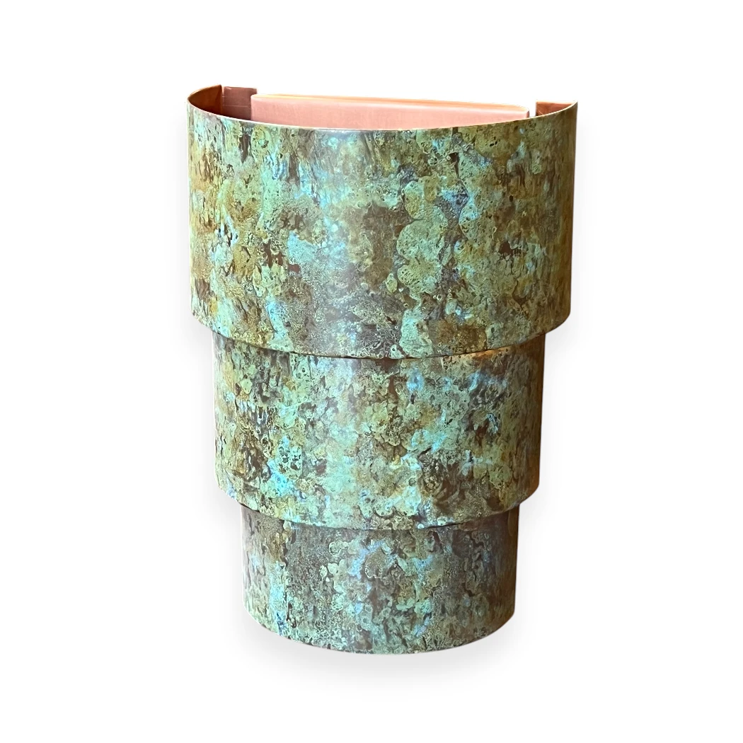 Desert Patina Handcrafted Metal Lighting - 15inch - Image 2